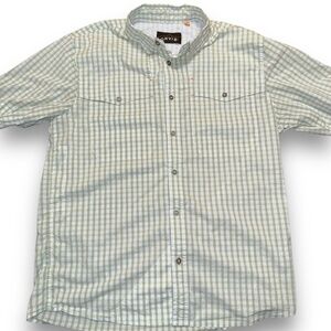 Orvis‎ Tech Short Sleeve Button-Down Shirt Size: M